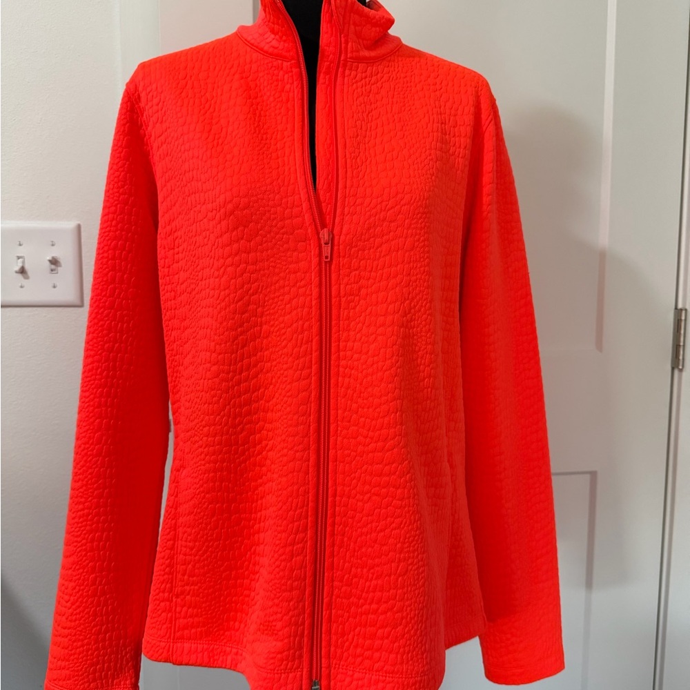Women's Bold Orange workout Jacket